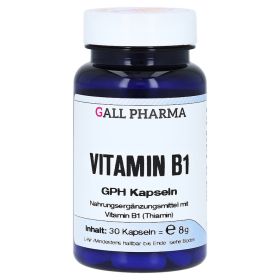 VITAMIN B1 GPH 1,4 mg Kapseln – PZN 3379626 (PZN 3379626) из Германии
