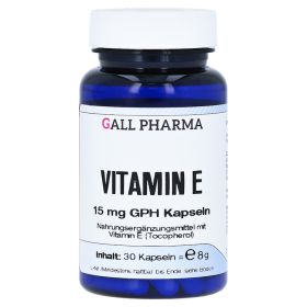 VITAMIN E 15 mg GPH Kapseln – PZN 4631921 (PZN 4631921) из Германии