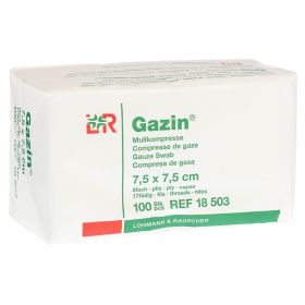 GAZIN Mullkomp.7,5x7,5 cm unsteril 8fach Op – PZN 3959387 (PZN 3959387) из Германии