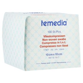 Vlieskompressen 10x10 cm unsteril 4fach – PZN 7280735 (PZN 7280735) из Германии