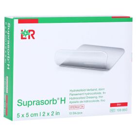 SUPRASORB H Hydrokoll.Verb.dünn 5x5 cm – PZN 16668527 (PZN 16668527) из Германии