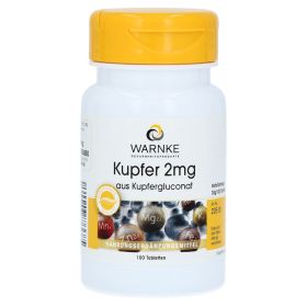 KUPFER 2 mg aus Kupfergluconat Tabletten – PZN 11000500 (PZN 11000500) из Германии