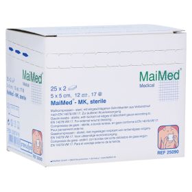 MULLKOMPRESSEN 5x5cm steril 12fach – PZN 2067416 (PZN 2067416) из Германии