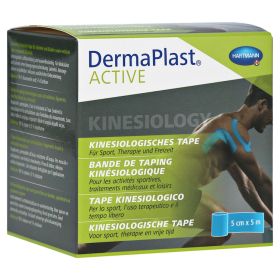 DERMAPLAST Active Kinesiology Tape 5 cmx5 m blau – PZN 12903032 (PZN 12903032) из Германии
