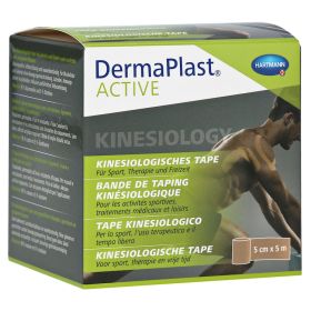 DERMAPLAST Active Kinesiology Tape 5 cmx5 m beige – PZN 12903055 (PZN 12903055) из Германии