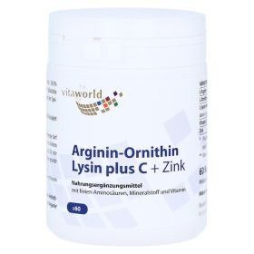 ARGININ-ORNITHIN-Lysin Plus C+Zink Kapseln – PZN 7296937 (PZN 7296937) из Германии