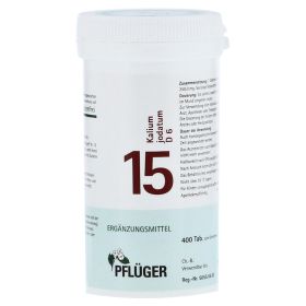 BIOCHEMIE Pflüger 15 Kalium jodatum D 6 Tabletten – PZN 6322012 (PZN 6322012) из Германии
