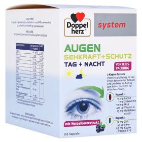 Doppelherz system Augen Sehkraft + Schutz Tag + Nacht – PZN 148783 (PZN 148783) из Германии