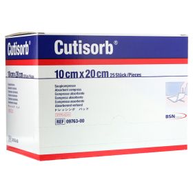 CUTISORB Saugkompressen steril 10x20 cm – PZN 10556046 (PZN 10556046) из Германии