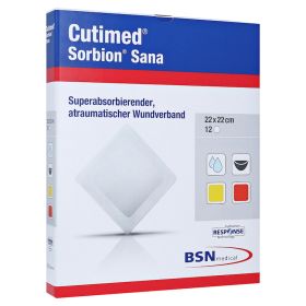 CUTIMED Sorbion SANA Wundauflage 22x22 cm – PZN 11361652 (PZN 11361652) из Германии