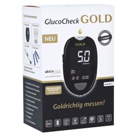 GLUCOCHECK GOLD Blutzuckermessgerät Set mmol/l – PZN 11864896 (PZN 11864896) из Германии