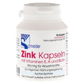 ZINK KAPSELN mit Vitamin E.A.Biotin – PZN 1169669 (PZN 1169669) из Германии