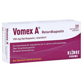 Vomex A Retardkapseln – PZN 17232200 (PZN 17232200) из Германии