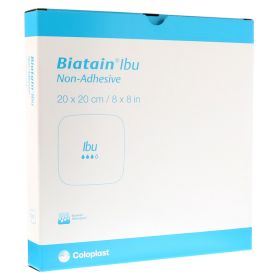 BIATAIN Ibu Schaumverband 20x20 cm nicht haftend – PZN 4808526 (PZN 4808526) из Германии