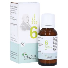 BIOCHEMIE Pflüger 6 Kalium sulfuricum D 6 Globuli – PZN 17278521 (PZN 17278521) из Германии