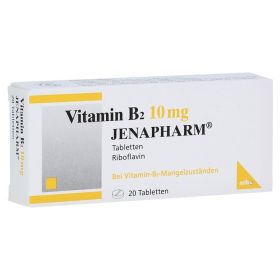 Vitamin B2 10mg JENAPHARM – PZN 2452060 (PZN 2452060) из Германии