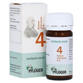 BIOCHEMIE Pflüger 4 Kalium chloratum D 6 Tabletten – PZN 6318909 (PZN 6318909) из Германии