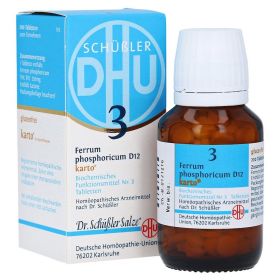 BIOCHEMIE DHU 3 Ferrum phosphoricum D 12 Tab.Karto – PZN 6326530 (PZN 6326530) из Германии