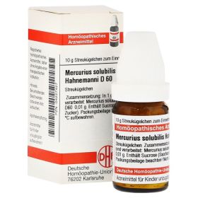 MERCURIUS SOLUBILIS Hahnemanni D 60 Globuli – PZN 4227427 (PZN 4227427) из Германии