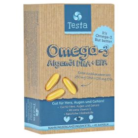 TESTA OMEGA-3 250 mg DHA+125 mg EPA Kapseln – PZN 14056010 (PZN 14056010) из Германии