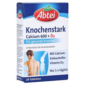 ABTEI Knochenstark Calcium 600+D3 Tabletten – PZN 12475760 (PZN 12475760) из Германии
