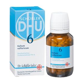 BIOCHEMIE DHU 6 Kalium sulfuricum D 12 Tabletten – PZN 6584114 (PZN 6584114) из Германии