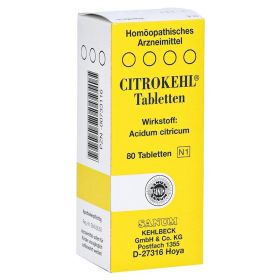 CITROKEHL Tabletten – PZN 733116 (PZN 733116) из Германии