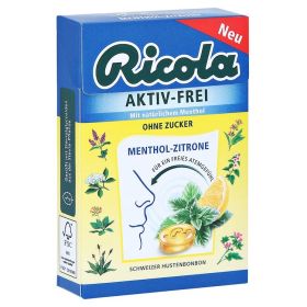 RICOLA AKTIV-FREI o.Z.Menthol-Zitrone Bonbons – PZN 16623039 (PZN 16623039) из Германии